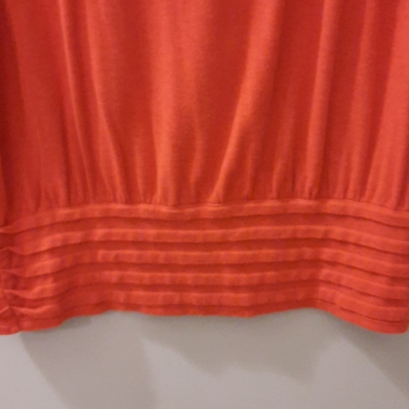 Orange Ribbed Top - Picture 5 of 5